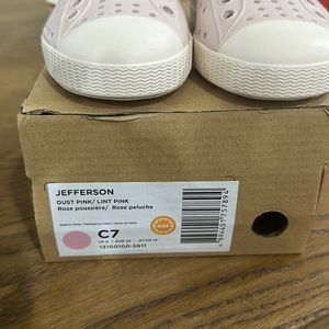 Native Shoes JEFFERSON Dust pink/Lint Pink size: C7
